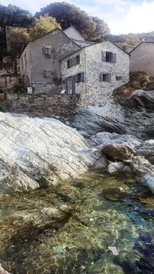 Paysage naturel près de la maison de vacances