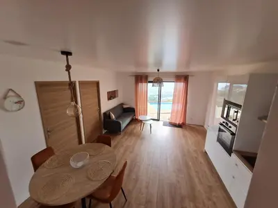 Cuisine ou kitchenette dans l'établissement les gites de pietra rossa