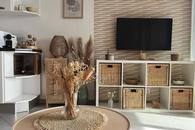 Télévision ou salle de divertissement dans l'établissement Appartement vue mer au cœur de Calvi
