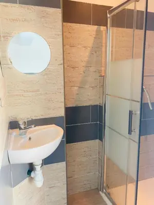 Salle de bains dans l'établissement Casa Serena