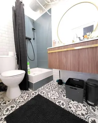 Salle de bains dans l'établissement Corte tres beau T2 neuf hyper centre 4 personnes calme et lumineux wifi lave linge