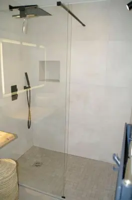 Salle de bains dans l'établissement Casa Santa Villa 1 km Ile Rousse