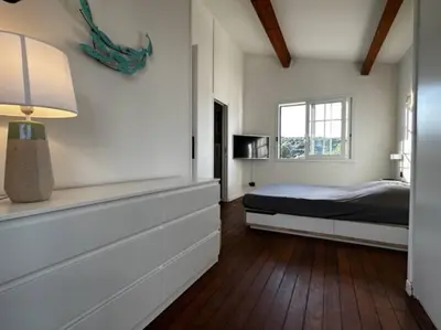 Un ou plusieurs lits dans un hébergement de l'établissement Casa Santa Villa 1 km Ile Rousse