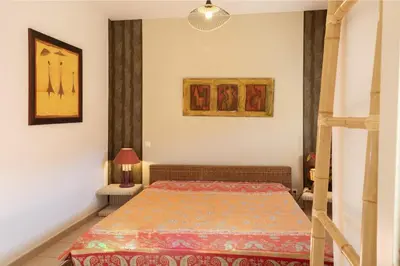 Un ou plusieurs lits dans un hébergement de l'établissement Casa Azul Turquesa
