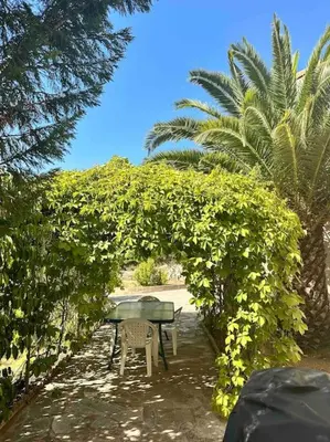 Jardin de l'établissement Appartement en rez de villa