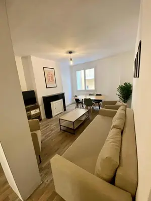 Télévision ou salle de divertissement dans l'établissement Appartement centre-ville