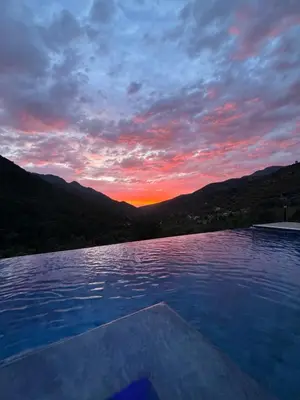 Paysage naturel près de la maison de vacances
