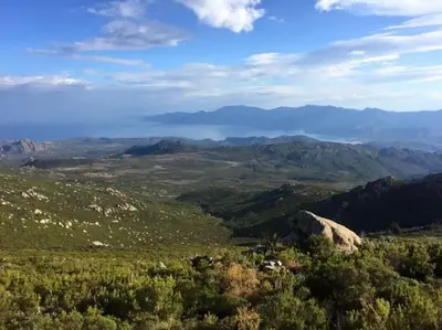 Paysage naturel près de la maison de vacances
