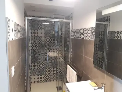 Salle de bains dans l'établissement VILLA U TEMPIU CORSU