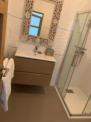 Salle de bains dans l'établissement VILLA U TEMPIU CORSU