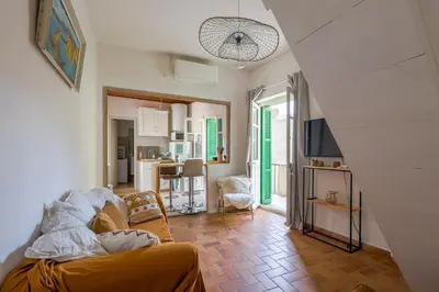 Coin salon dans l'établissement Di Mezzu - Proche plage et vue montagnes