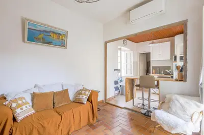 Cuisine ou kitchenette dans l'établissement Di Mezzu - Proche plage et vue montagnes