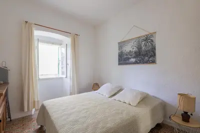Un ou plusieurs lits dans un hébergement de l'établissement Di Mezzu - Proche plage et vue montagnes