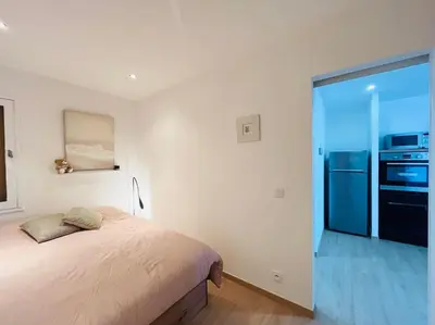 Cuisine ou kitchenette dans l'établissement Appartement Aria Marina 1 Lumio