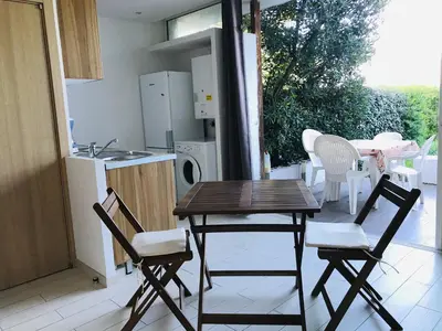 Balcon ou terrasse dans l'établissement Studio 26 VAC Lumio
