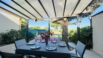 Jardin de l'établissement Appartement T3 Boug 15 LUMIO