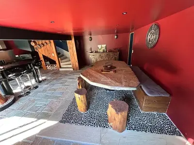 Un ou plusieurs lits dans un hébergement de l'établissement Villa de charme vue mer