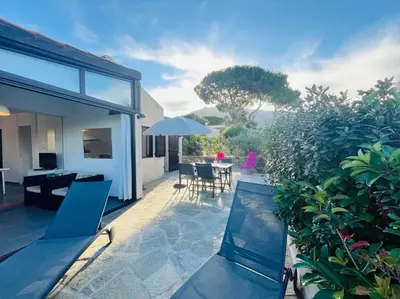 Balcon ou terrasse dans l'établissement Appartement T3 Solane 23 LUMIO