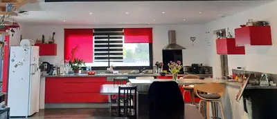 Cuisine ou kitchenette dans l'établissement Chez Cendra