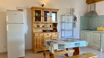 Cuisine ou kitchenette dans l'établissement Maison T2 MONTICELLO