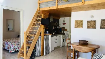 Cuisine ou kitchenette dans l'établissement Appartement Libeccio 1 LUMIO