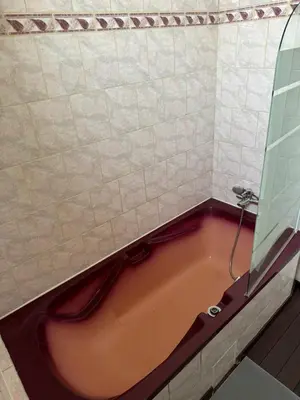 Salle de bains dans l'établissement Appartement T4