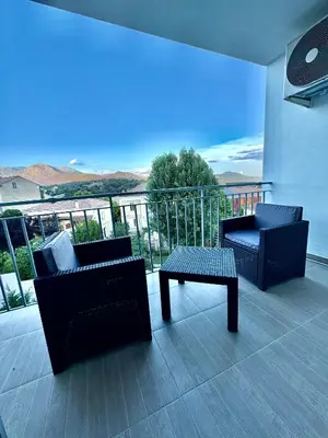 Balcon ou terrasse dans l'établissement Appartement T4
