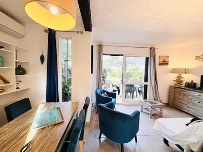 Coin salon dans l'établissement Appartement T3 Solane 57 LUMIO