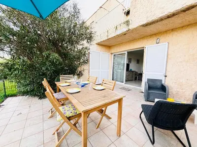 Terrasse ou espace extérieur de l'établissement Appartement Aria Marina 2 Lumio