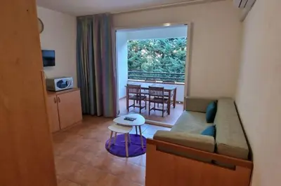 Cuisine ou kitchenette dans l'établissement Casa Johanna, plage et piscine