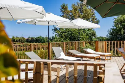 Balcon ou terrasse dans l'établissement Casamea - T3 U Benestà