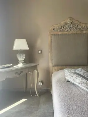 Un ou plusieurs lits dans un hébergement de l'établissement VILLA luxueuse privée avec piscine lagon