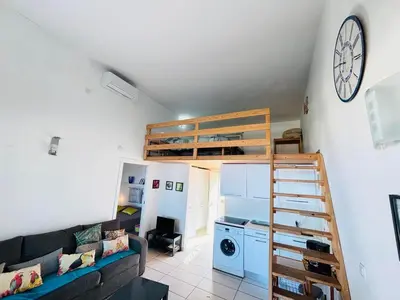 Cuisine ou kitchenette dans l'établissement Appartement Libeccio 42 LUMIO
