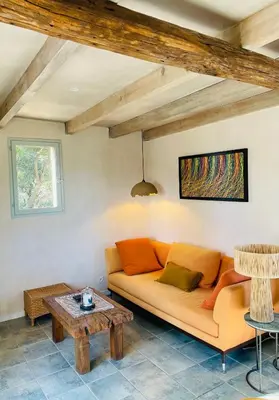 Coin salon dans l'établissement Maison Murato