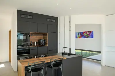 Cuisine ou kitchenette dans l'établissement Villa Mare Monti 3 chambres