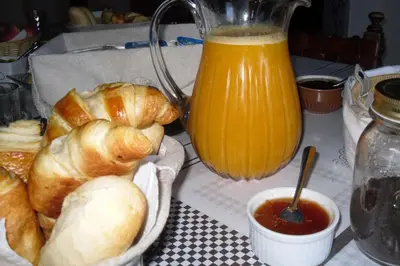 Nourriture dans le B&B/chambre d'hôtes ou à proximité