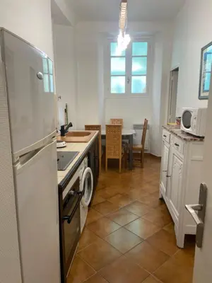 Cuisine ou kitchenette dans l'établissement T2 Marché de Bastia