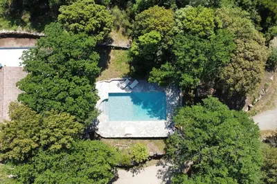 Piscine de l'établissement Villa Bergerie Baracco Argia, piscine, maquis et tradition corse pour 6 personnes ou située à proximité