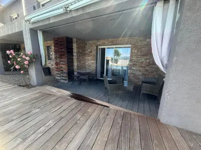 Balcon ou terrasse dans l'établissement Appartement F2 dessous de villa