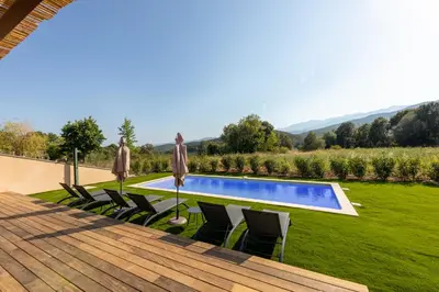 Piscine de l'établissement Villa avec piscine ou située à proximité