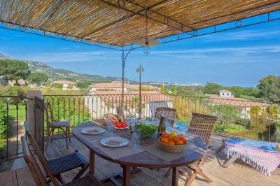 Balcon ou terrasse dans l'établissement Bel Appartement 