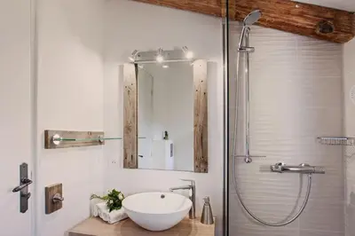 Salle de bains dans l'établissement Bel Appartement 