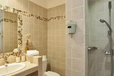 Salle de bains dans l'établissement Appartement 