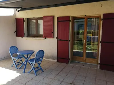 Balcon ou terrasse dans l'établissement Maison près de la plage