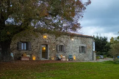 Jardin de l'établissement Demeure de charme Suarella Domaine de Marquiliani