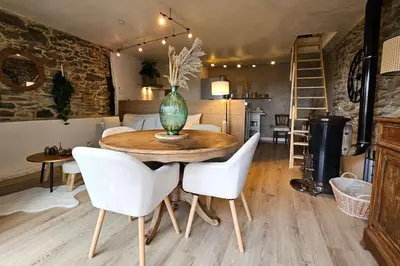 Coin salon dans l'établissement Maison de famille