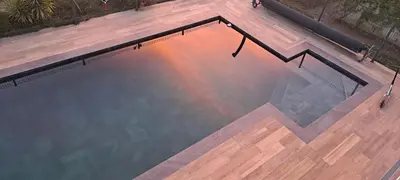 Plan de l'établissement Maison de vacances avec piscine proche mer et montagne