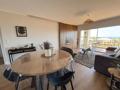 Coin salon dans l'établissement A 3 PAS DE LA PLAGE DE SANT'AMBROGGIO