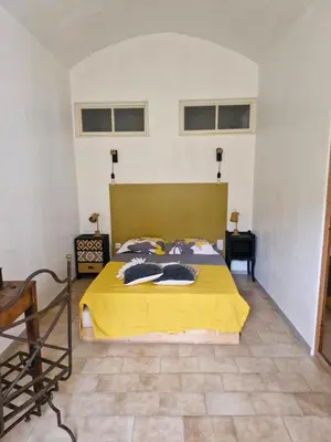 Un ou plusieurs lits dans un hébergement de l'établissement Appartement centre Saint Florent