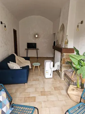 Coin salon dans l'établissement Appartement centre Saint Florent